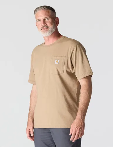 Miniatura 2 de Carhartt Mens Loose Fit Heavyweight Short-Sleeve Pocket T-Shirt (Also Available in Big & Tall)
