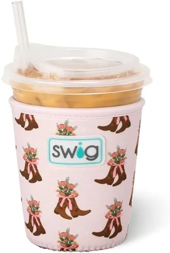 Miniatura 19 de Funda Swig Life para taza de café helado pequeña, funda estándar de 22oz para taza de café helado con asa, funda aislante de neopreno para mantener