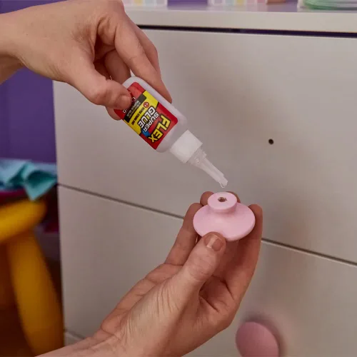 Miniatura 7 de Flex Super Glue Líquido, Botella de 20 Gramos, Pack de 2, Transparente, Enlace Instantáneo, Secado Rápido, Adhesivo de Cianoacrilatos, Punta