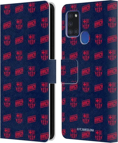 Miniatura 231 de Head Case Designs Funda de piel con licencia oficial del FC Barcelona Barca Crest Graphics para Samsung Galaxy A06 4G