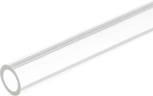 Miniatura 28 de MECCANIXITY Tubo acrílico rígido redondo tubo transparente 0.236 in ID 0.315 in OD 12.008 in longitud para lámparas y linternas, sistema