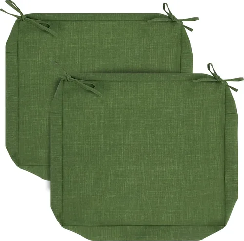 Miniatura 41 de FUNHOME Fundas de Cojín para Sillas de Exterior, Paquete de 2, ¡Sin Relleno! Fundas de Cojín de Repuesto para Patio 20" x 18" x 4", Resistentes al