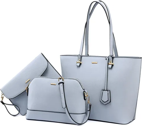 Miniatura 14 de LOVEVOOK Monederos para mujer, juego de bolsos de mano, bolso de hombro, bolso de mano con asa superior, bolsas