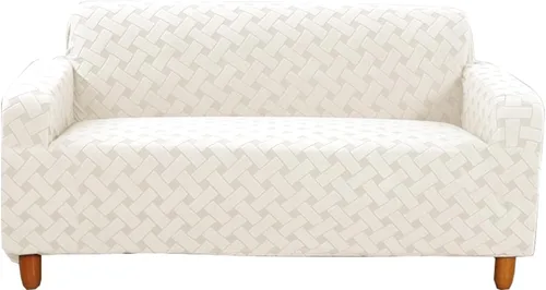 Miniatura 8 de Fundas elásticas para sofá de 1/2/3/4 plazas, funda para sofá biplaza/sillón, funda de sofá modular en forma de L, protector universal de muebles