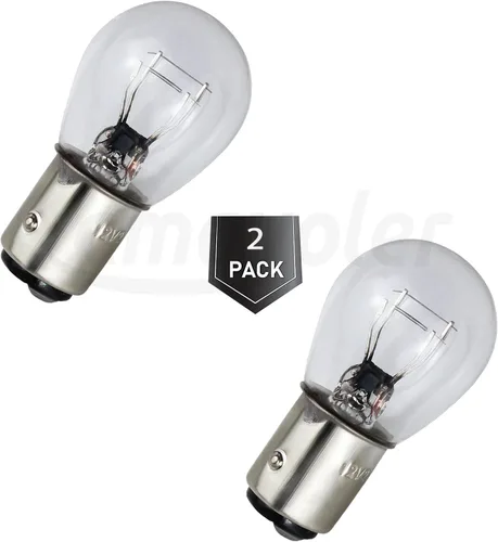 Miniatura 5 de Bombín de Luz de Freno Trasero 12v 5w 21w/5w Piezas de Reemplazo del Mercado de Posventa Compatibles con Ciclomotor, Scooter, ATV, Quad, Go Kart