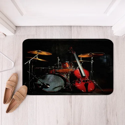 Miniatura 33 de Feelyou Tapetes de baño estampados, con patrón de sombrero occidental, para niños y niños, vaquera rosa, para ducha, accesorios de baño abstractos