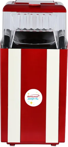 Miniatura 2 de Brentwood Máquina clásica de palomitas de maíz, 8 tazas en 3 minutos, disfruta de palomitas de maíz saludables y gourmet en casa. Los granos son 4