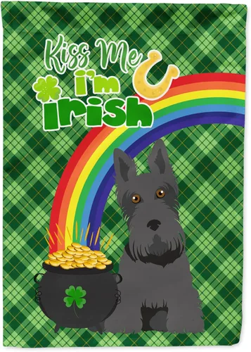 Miniatura 69 de Caroline's Treasures WDK4731GF - Bandera decorativa para jardín del día de San Patricio, color negro y tostado, Airedale Terrier, para jardín
