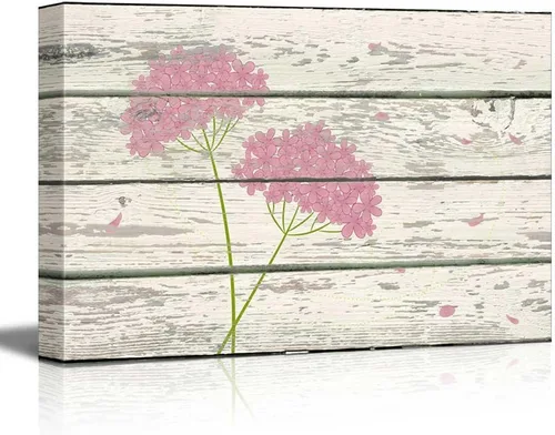 Miniatura 12 de wall26 - Obra de arte con estampado de madera de ciervo en bosque de abedules - Lienzo rústico para pared, arte para el hogar - 16 x 24 pulgadas