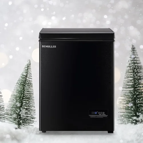 Miniatura 3 de Mini Congelador de Cofre Compacto Máquina de Congelación Profunda con Control Electrónico de Temperatura (Preciso a 1 ℉) Congelador Pequeño