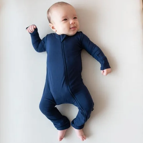Miniatura 2 de KYTE BABY Rayón unisex hecho de bambú con cremallera mamelucos 0-24 meses