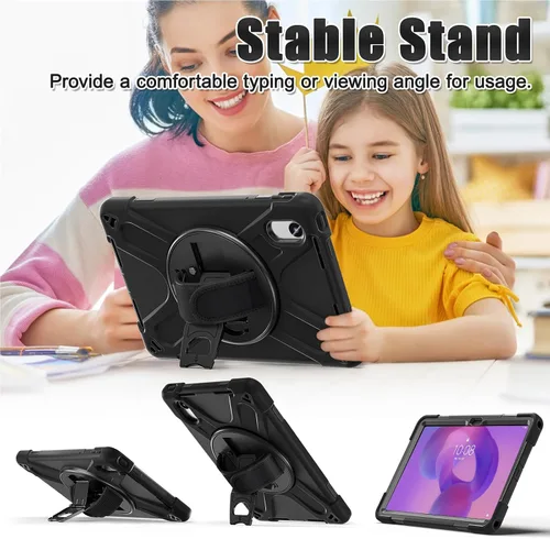 Miniatura 7 de ZenRich Funda resistente para Lenovo Idea Tab 11 2025 / K11 Gen 2 / Xiaoxin Pad 11 / M11 de 11 pulgadas resistente a prueba de golpes con soporte