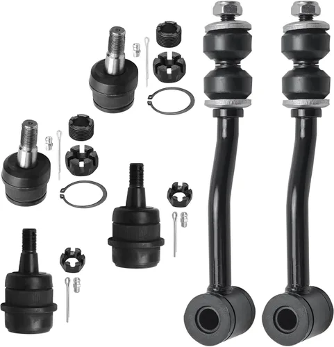 Miniatura 273 de Detroit Axle – Kit de suspensión delantera para Hyundai 2013-2018 Santa Fe 2 enlaces de barra de estabilizador 4 varillas de amarre interiores
