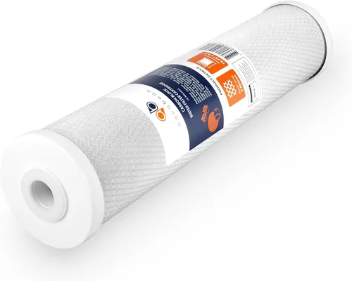 Miniatura 6 de Aquaboon Cartucho de filtro de bloque de carbón de 4.5 x 20 - 5 micrones, filtro de agua para toda la casa, reemplazo, elimina el sabor y los olores