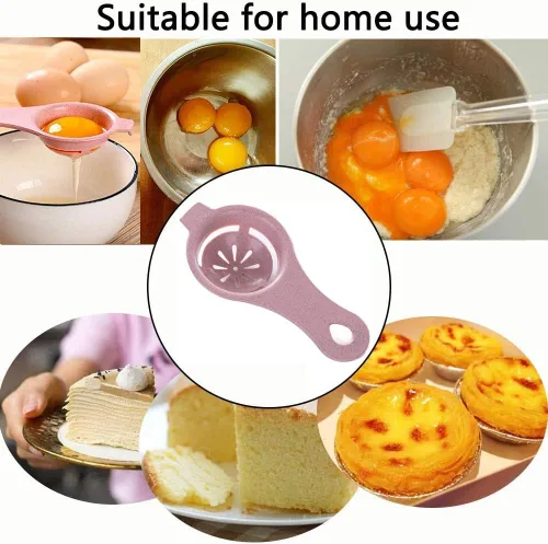 Miniatura 4 de Separador de huevos, separador de yema de huevo, separador de clara de huevo, colador, filtro divisor, herramienta separadora de huevos, utensilios