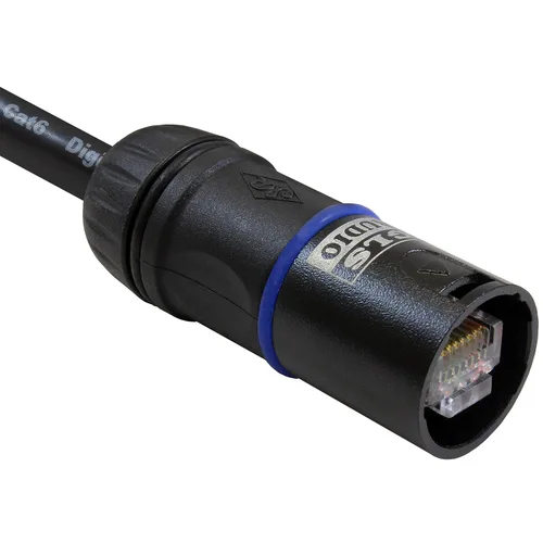 Miniatura 3 de GLS Audio Cable OFC Pro Tour de 100 pies compatible con Ethercon RJ45 Cat6 resistente G-Shell G45