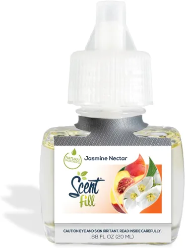 Miniatura 5 de Summer Scent Fill Kit de ambientador enchufable (Melón Pepino, Vainilla Pomelo, Esencia de Isla y Néctar de Jazmín), 4 recambios + difusor