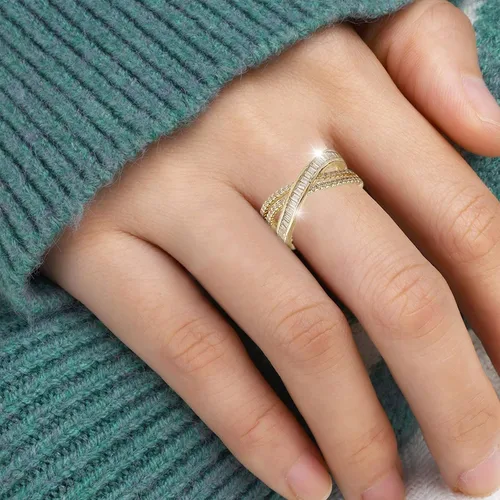 Miniatura 3 de Anillo de cóctel - EternityRings para mujer, anillo de boda de diamante, anillos de compromiso, regalos de cumpleaños de Navidad