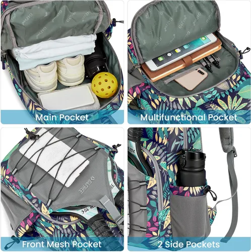 Miniatura 3 de G4Free Bolsa de pickleball para mujeres y hombres, bolsa de pádel para 2 a 4 paletas, regalos para amantes del pickleball