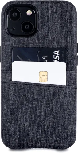 Miniatura 6 de Dockem Funda tipo cartera para iPhone 13 con placa metálica integrada para montaje magnético y 2 bolsillos para tarjetas de crédito: Luxe M2, piel