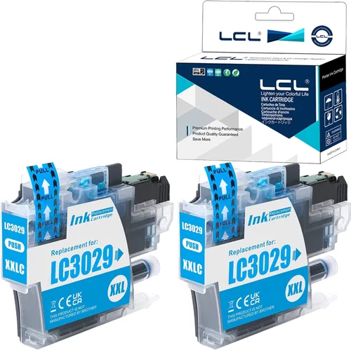 Miniatura 8 de LCL Cartucho de tinta de repuesto compatible para Brother LC3029 XXL LC3029BK de alto rendimiento MFC-J5830DW J5830DWXL J5930DW J6535DW J6535DWXL