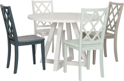 Miniatura 36 de Powell Silla auxiliar de comedor Conolly Blue Graphite