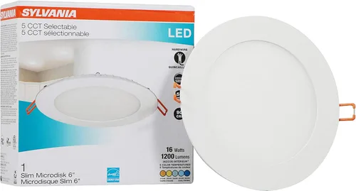 Miniatura 12 de LEDVANCE Kit de lámpara empotrable LED RT4 de 4 pulgadas, reemplazo de 50 W, base mediana E26, color blanco, 1 unidad (paquete de 1)