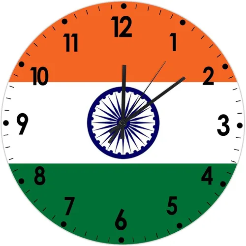 Miniatura 564 de Cheyan Reloj de pared con bandera de Canadá de 12 pulgadas, silencioso, sin tictac, de PVC, funciona con pilas, reloj redondo decorativo, regalo