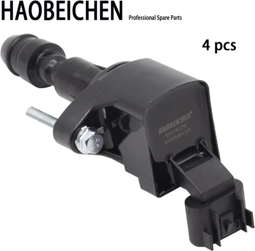 Miniatura 3 de Paquete de 4 bobinas y bujías de iridio compatibles con Chevrolet HHR Cobalt Malibu Equinox Buick Regal Verano Lacrosse GMC Terrain Pontiac G5 G6