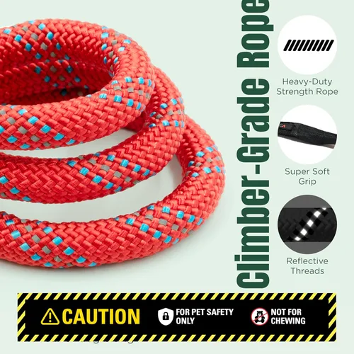 Miniatura 2 de Cinturón de seguridad para perro Cinturón de seguridad universal para automóvil para mascotas con cuerda de escalada reflectante, mosquetón