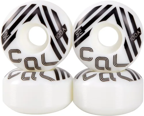 Miniatura 11 de Cal 7 Catch-22 Ruedas de patineta, 2.047 in y 100 A, diseño en blanco y negro, ideal para truco, calle y más multicolor/fantasía (AllStar)