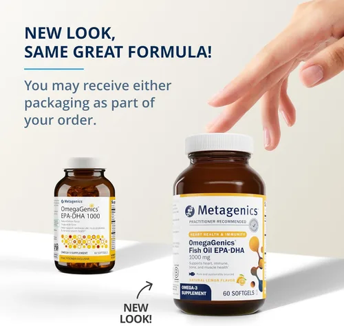 Miniatura 4 de Metagenics Essential Wellness Duo: OmegaGenics EPA-DHA 10000 y PhytoMulti sin hierro - Multivitamínico diario para la salud general