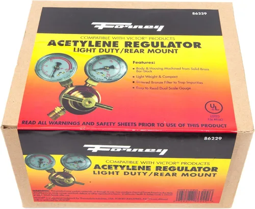Miniatura 4 de Forney 86229 Regulador de acetileno, servicio ligero, estilo Victor