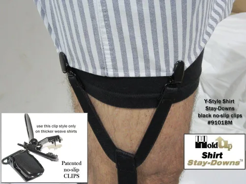 Miniatura 29 de La camisa de vestir Hold-Ups® Stay-downs se mantiene con clips antideslizantes patentados en Estados Unidos