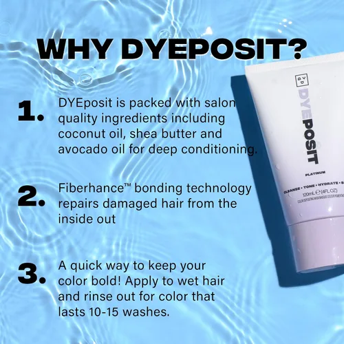 Miniatura 7 de Good Dye Young Color Depositing Mask, DYEposit Color Depositing Conditioner, Tratamiento Tonificante, Tonifica y Mejora el Cabello Tratado