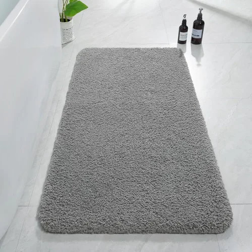 Miniatura 49 de AROGAN Tapete Largo de Baño de Lujo, 24 x 17 Pulgadas, Grueso, Suave y Absorbente, Antideslizante, Respaldo de Goma, Alfombras de Secado Rápido