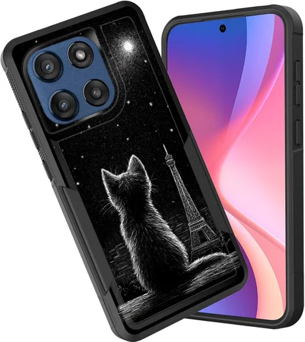 Miniatura 199 de Funda protectora para Motorola Moto G Stylus 5G 2025/Moto G Stylus 5G 2026, funda protectora híbrida de doble capa resistente a prueba de golpes