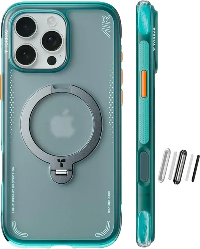Miniatura 16 de TORRAS Ostand Q3 Air - Funda para iPhone 17 Pro Max con soporte magnético de 360°, compatible con MagSafe, probado contra caídas de grado militar