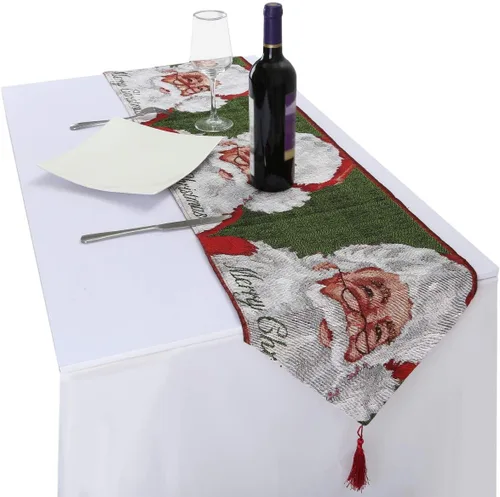 Miniatura 8 de rockcloud Camino de mesa decorativo de algodón de 13 x 67 pulgadas para cenas familiares o reuniones, fiestas en interiores o exteriores