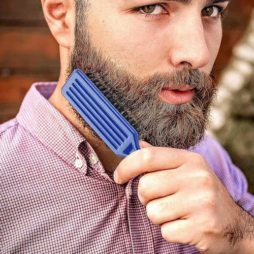 Miniatura 7 de NICEMOVIC 10 Piezas Cepillo de Limpieza para Cortapelos de Barbero, Suministros de Accesorios de Barbería, Juego a Granel de Mini Cepillo