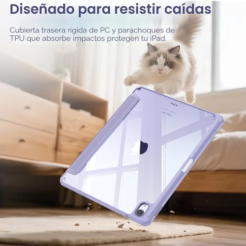 Miniatura 7 de Fintie Funda híbrida delgada para iPad Air de 11 pulgadas M3 (2025) / M2 (2024), iPad Air de 5ª (2022) / 4ª generación (2020) de 10.9 pulgadas, Lila