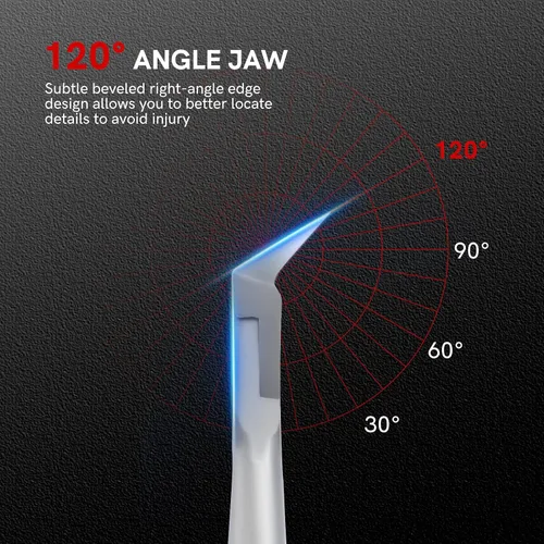 Miniatura 2 de Cortaúñas encarnadas, cuchillas rectas para cortaúñas de pies, acero inoxidable Wide Jaw Sharp Pointed Tip, Toenail Clippers, for Thick Nails