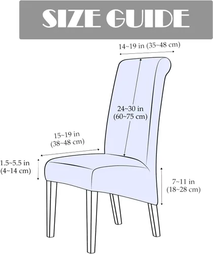 Miniatura 6 de Stretch Velvet Dining Chair Slipcovers Solid Color Armless Chair Cover with Elastic Bottom for Dining Room Kitchen Banquet (Blue, Set of 2)