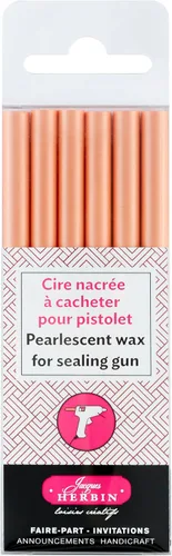 Miniatura 9 de Cera para pistola de pegamento Herbin - 4 3/4 de largo - Blanco blanco (Extra White)