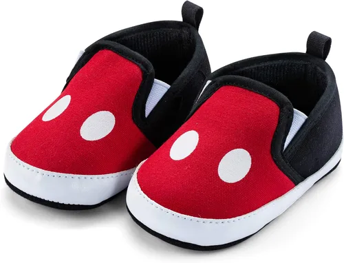 Miniatura 2 de Disney Mickey Mouse - Zapatos infantiles rojos y negros, Negro