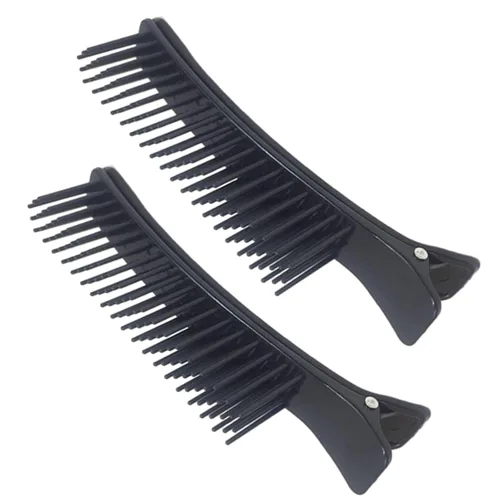 2 clips de corte de agarre para peinar, separar, cortar, colorear, laminar y colocar extensiones de cabello