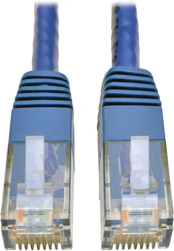 Miniatura 9 de Tripp Lite Cable de conexión moldeado Gigabit Cat6 Cat5e RJ45 M/M 550MHz Amarillo