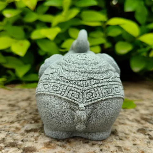 Miniatura 5 de livelyfish Estatua de elefante para acuario, decoración de pecera, estatua asiática, escultura de Feng Shui, adornos para mascotas, decoración