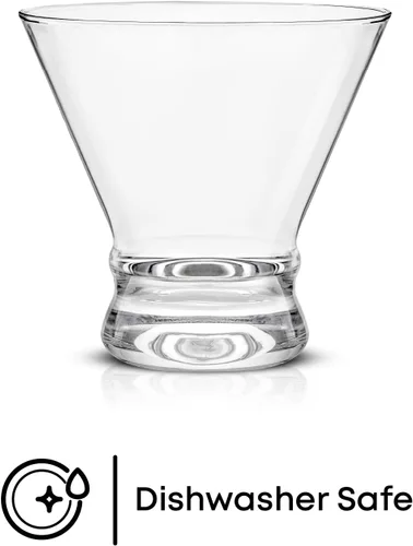 Miniatura 3 de JoyJolt Afina - Juego de 6 vasos de Martini sin tallo, vasos de licor de 8.5 onzas para cóctel y margarita, tazas de vidrio de bar, tazas de postre