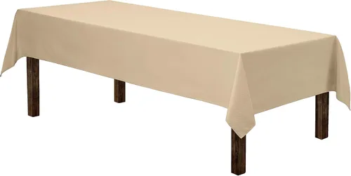 Miniatura 100 de Gee Di Moda - Mantel rectangular de 60 x 84 pulgadas – Mantel rectangular de poliéster lavable para mesa de 5 pies